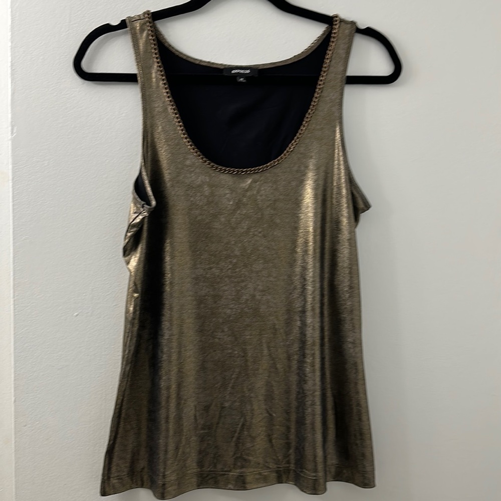 Express metallic tank top